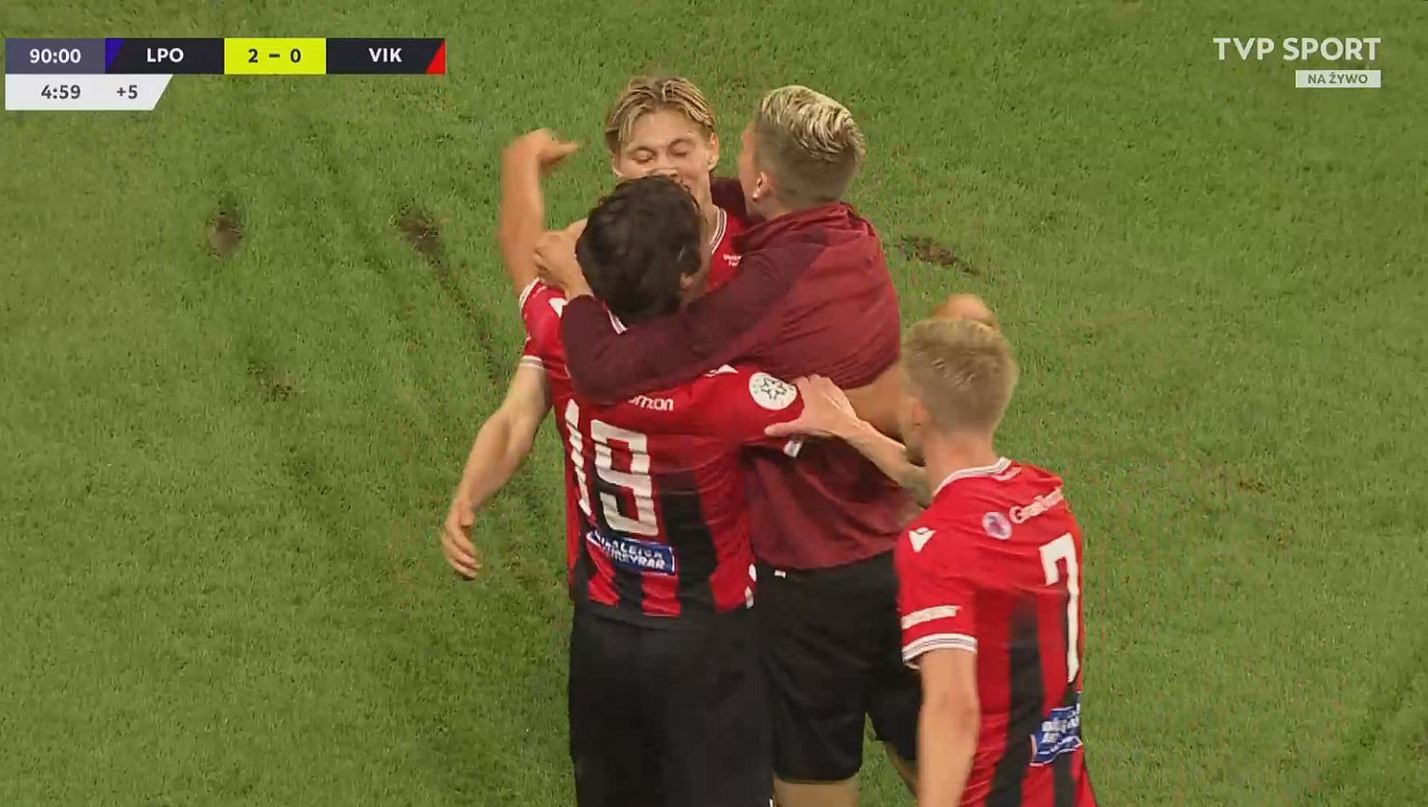 Gol w 95. minucie i kompromitacja Lecha! Konsternacja przy Bułgarskiej, Vikingur wywalczył dogrywkę [WIDEO]