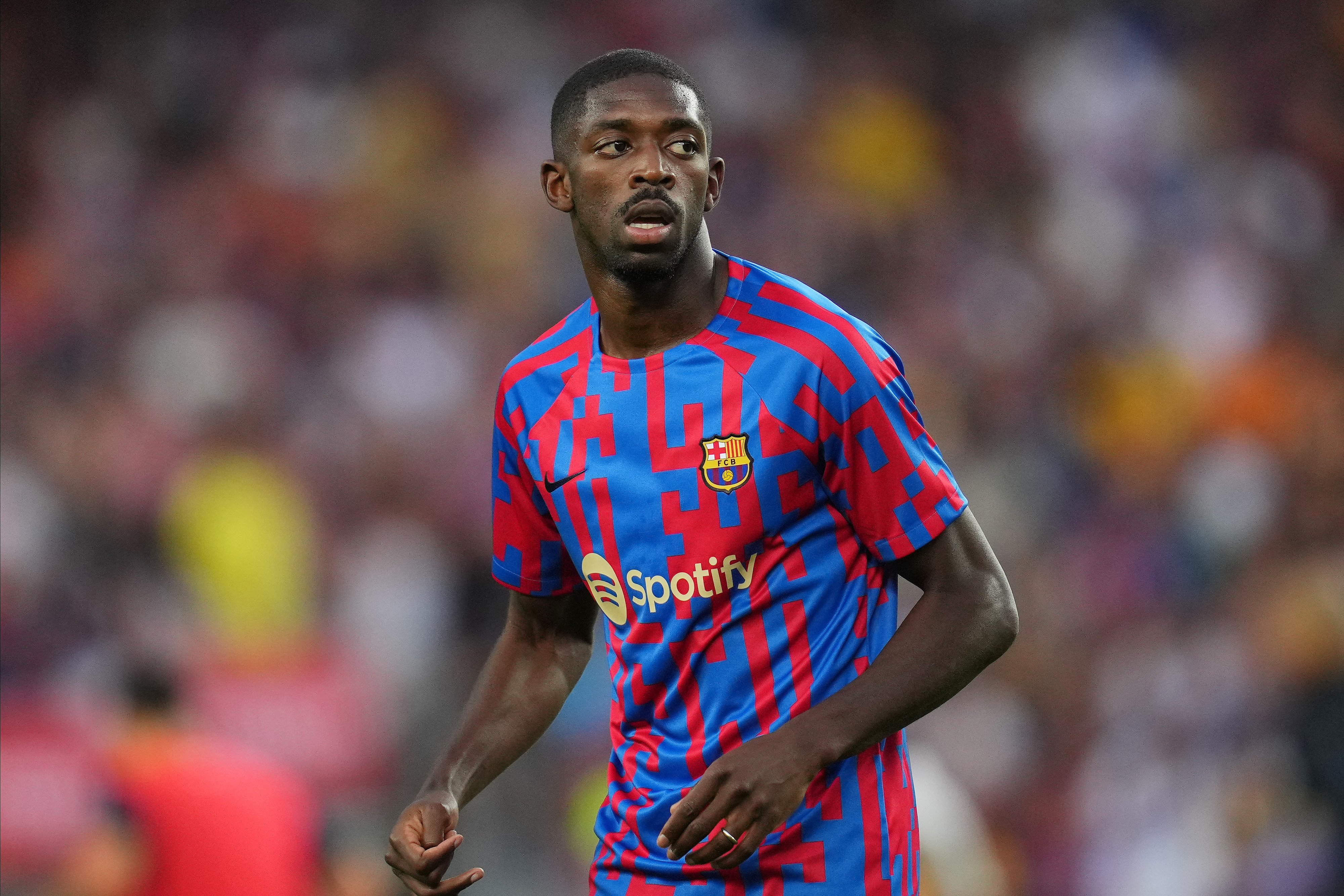Dembele zachwycony Lewandowskim. Francuz zdradził, co usłyszał od Polaka podczas pierwszego spotkania