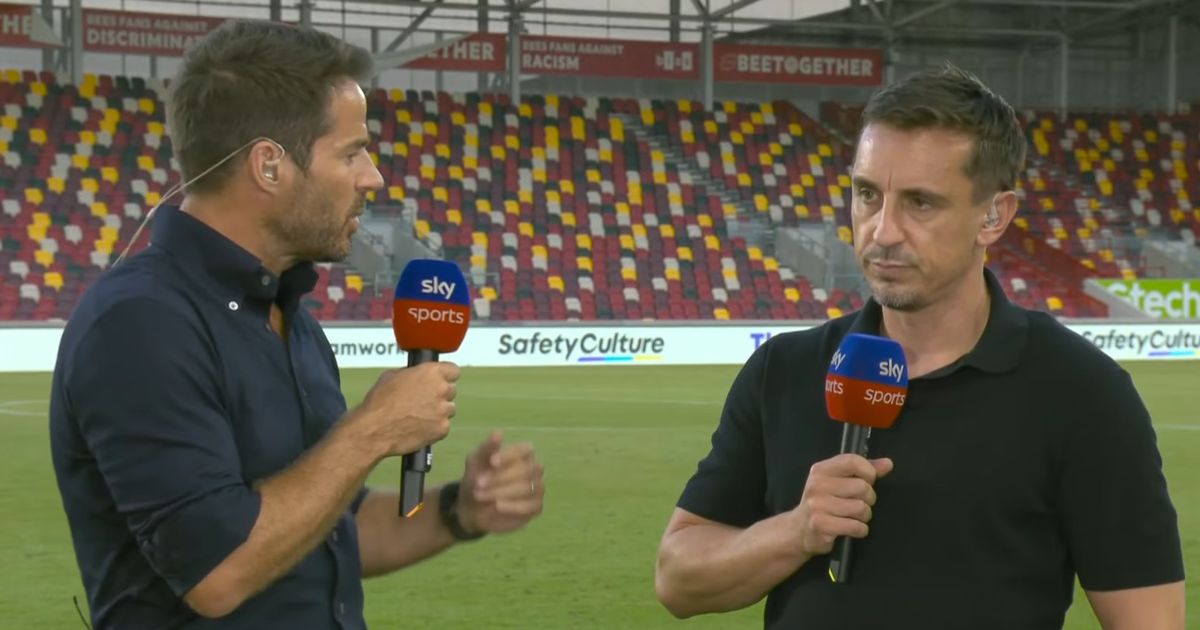 Neville i Redknapp pokłócili się na wizji. Poszło o Manchester United. "Patrz na mnie, jak do ciebie mówię"