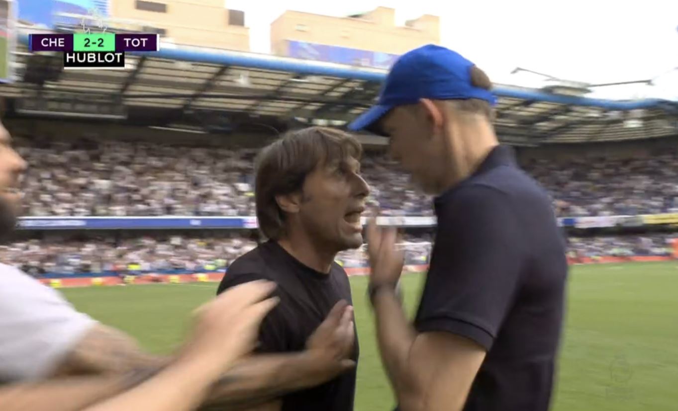 Tuchel i Conte skoczyli sobie do gardeł! Wielkie spięcie między trenerami Chelsea oraz Tottenhamu [WIDEO]