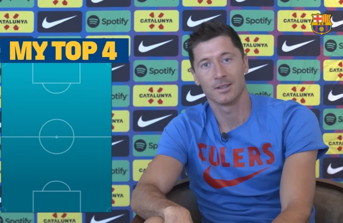 Robert Lewandowski wybrał cztery największe legendy futbolu. "Był moim idolem" [WIDEO]