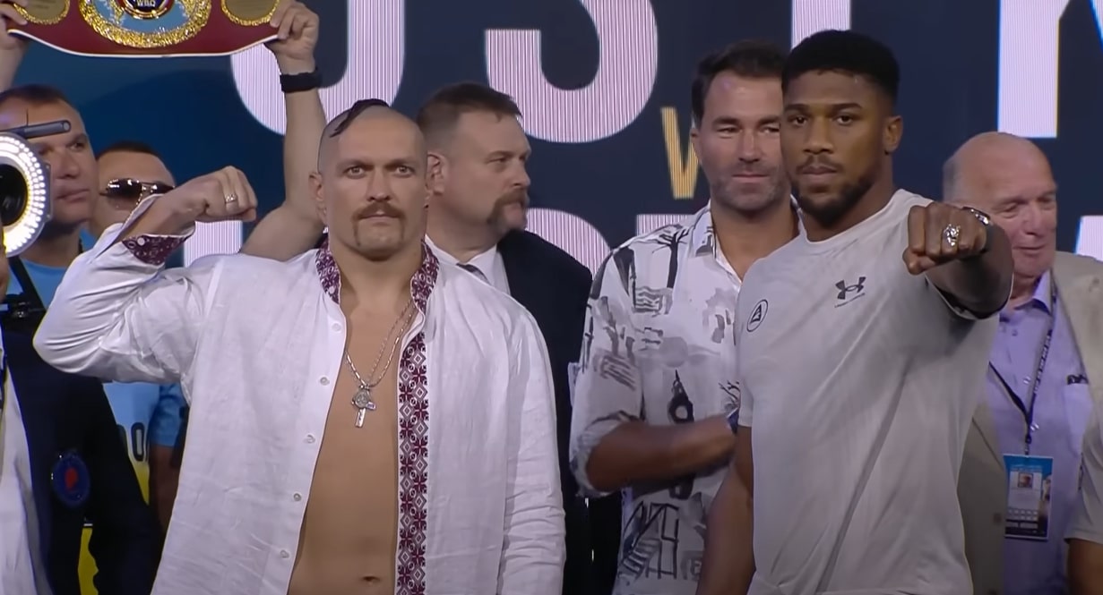 Ołeksandr Usyk wygrywa walkę roku w Dżeddzie! Ukrainiec pokonuje na punkty Anthony'ego Joshuę! [RELACJA]