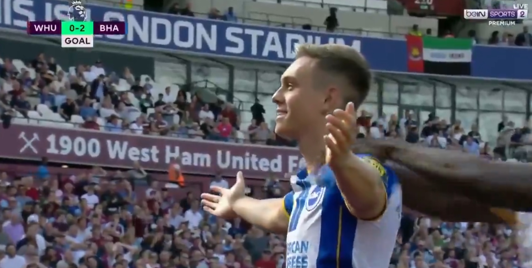 West Ham znów kompletnie zawiódł. Łukasz Fabiański nie uchronił drużyny przed porażką z Brighton [WIDEO]