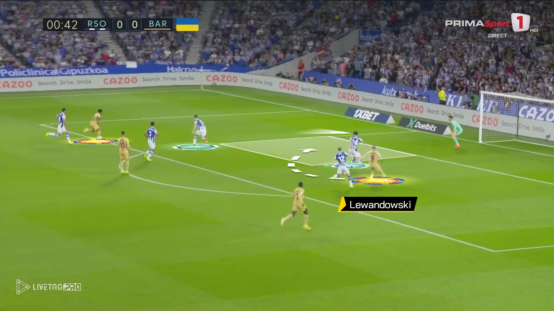 Tak Lewandowski rozpoczął strzelanie w La Liga. Znów wykorzystał to samo. "Zachował się podręcznikowo"