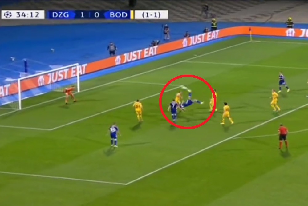 Dinamo Zagrzeb w Lidze Mistrzów po dogrywce! Wcześniej padł spektakularny gol przewrotką [WIDEO]