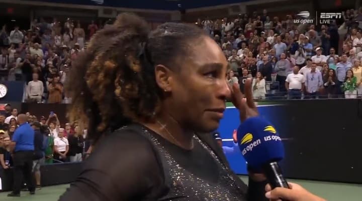 Serena Williams pożegnała się z US Open! Wzruszające sceny po ostatnim meczu tenisowej legendy [WIDEO]