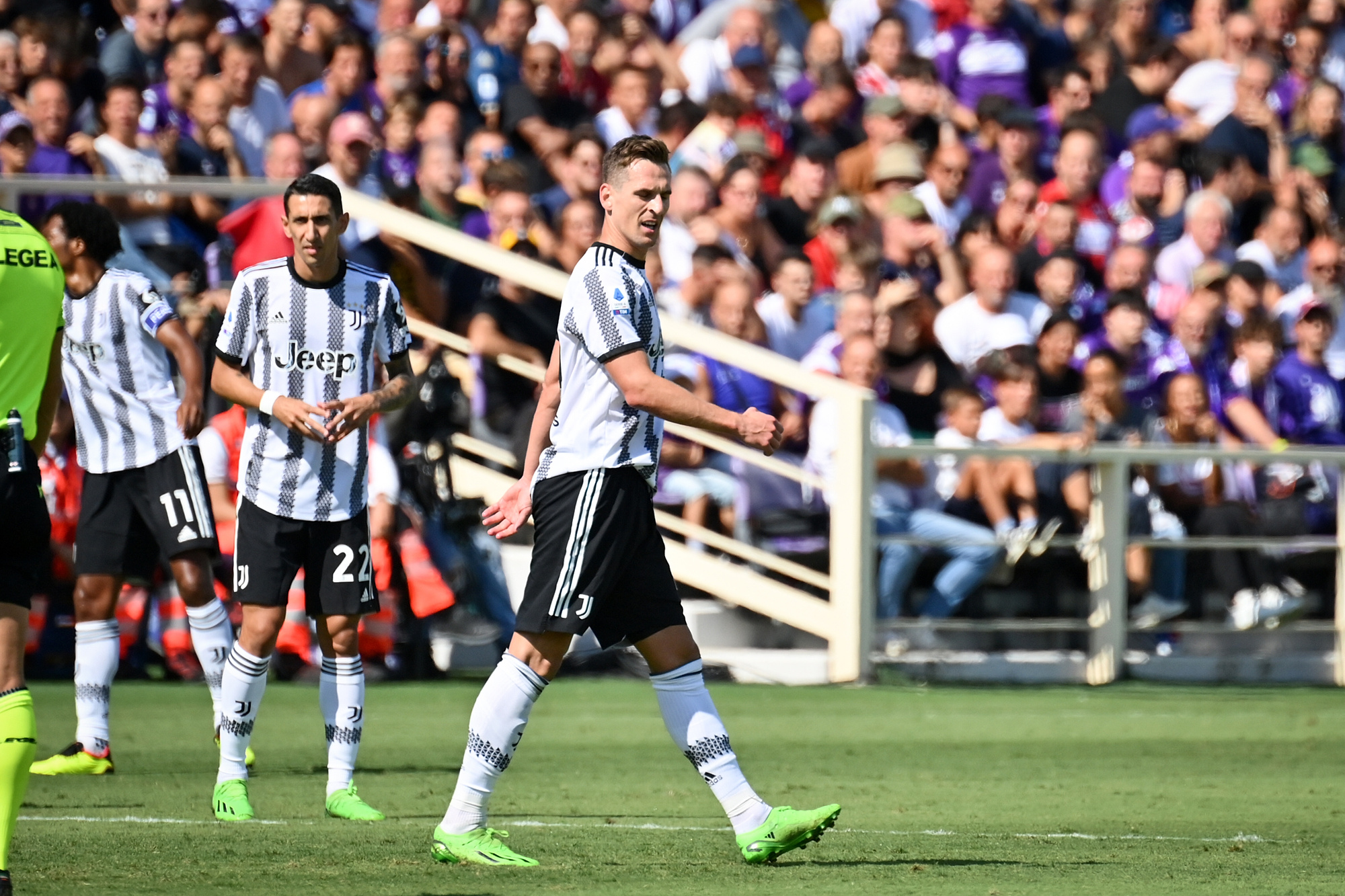 Massimiliano Allegri chwali Arkadiusza Milika. "Pomógł nam nie tylko golem"