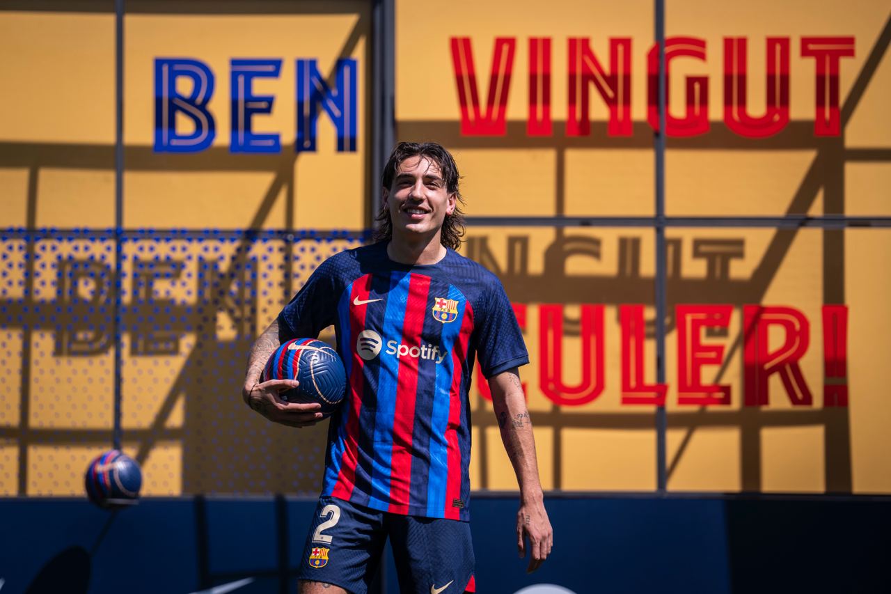 FC Barcelona zaprezentowała Hectora Bellerina i Marcosa Alonso. "To było zawsze moje marzenie"