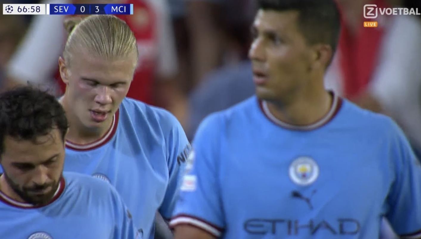Erling Haaland nie do zatrzymania także w Lidze Mistrzów. Manchester City nie dał szans Sevilli [WIDEO]