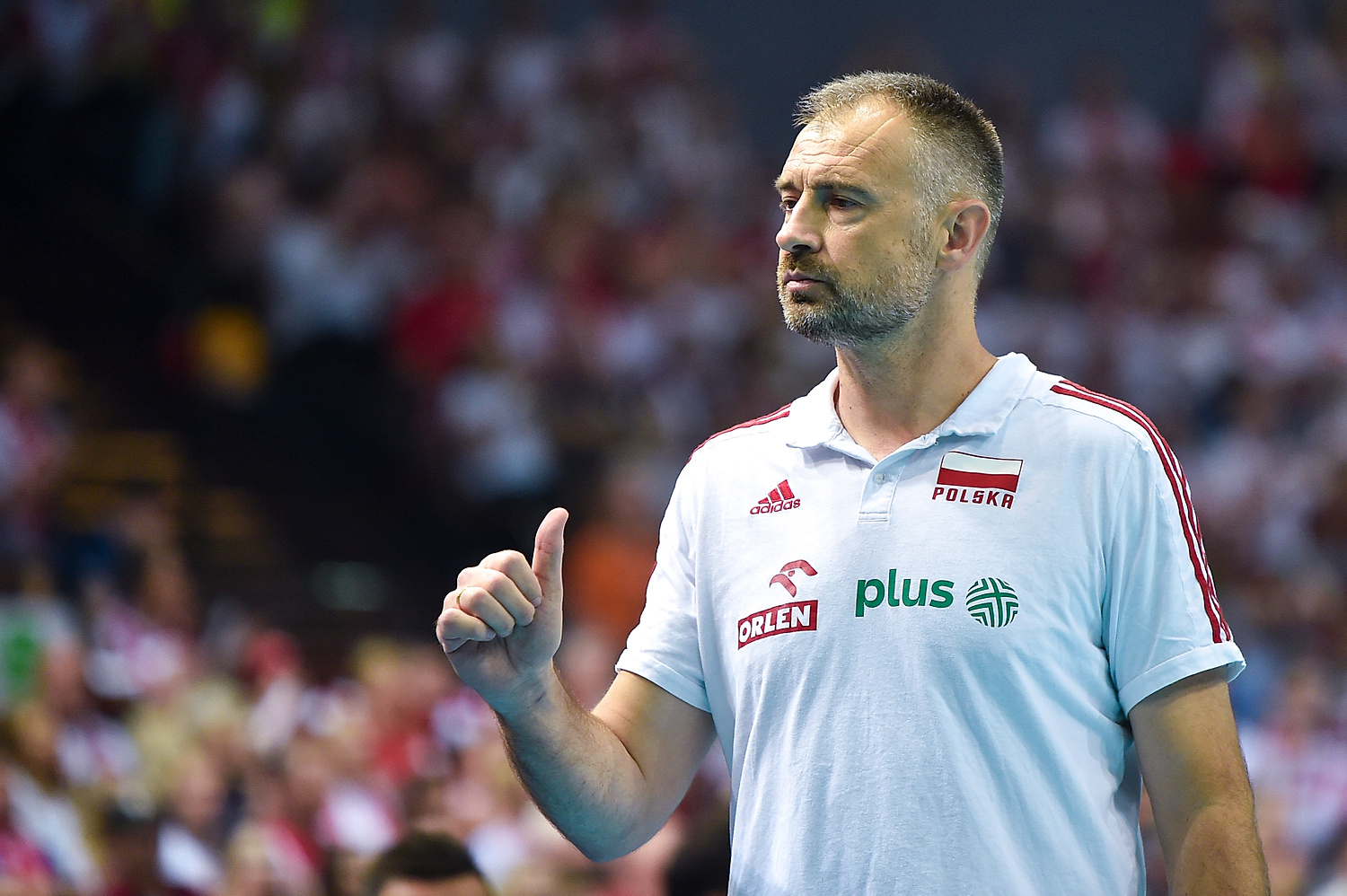 "Wszyscy są w niego wpatrzeni. Numer jeden". Grbić wskazał lidera reprezentacji Polski. Wyjątkowe słowa Serba