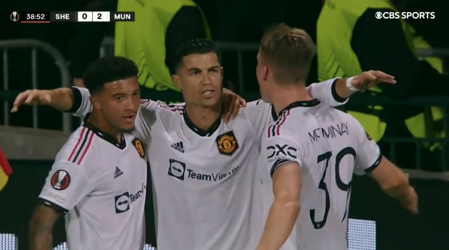 Manchester United wreszcie zdobywa punkty w Lidze Europy! Cristiano Ronaldo w końcu się przełamał [WIDEO]