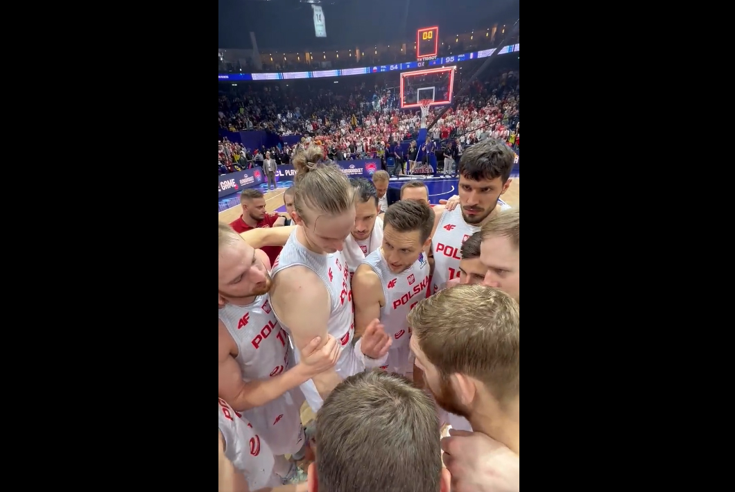 Tak Ponitka motywował drużynę po klęsce z Francją. "Wróćmy do Polski z medalem" [WIDEO]