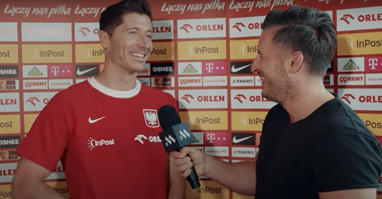 "Lewy" zapytany o legendarne memy z Igą Świątek. Bezcenna reakcja piłkarza FC Barcelony [WIDEO]
