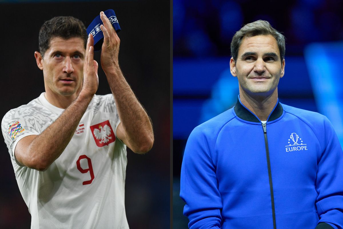 Co za słowa na temat Roberta Lewandowskiego. Mistrz świata porównał Polaka do Rogera Federera