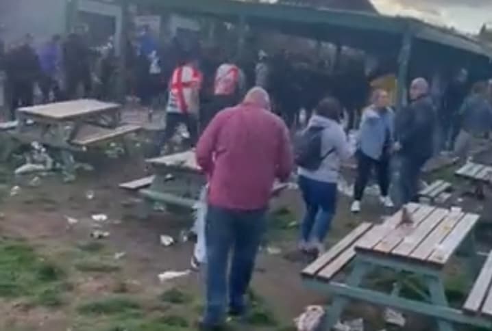 Skandaliczne sceny przed hitowym meczem Ligi Narodów. "Ludzie leżeli zakrwawieni"