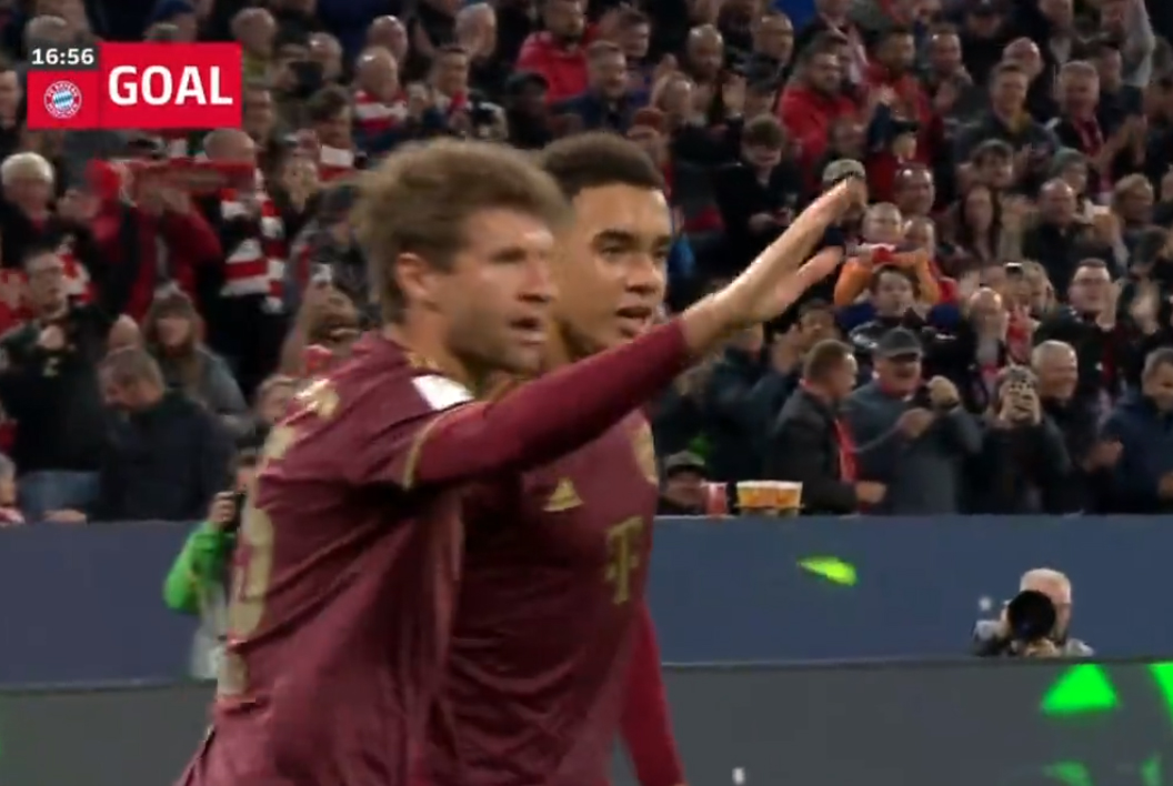 Przełamanie Bayernu! Leverkusen rozgromione, kuriozalny gol Thomasa Muellera [WIDEO]