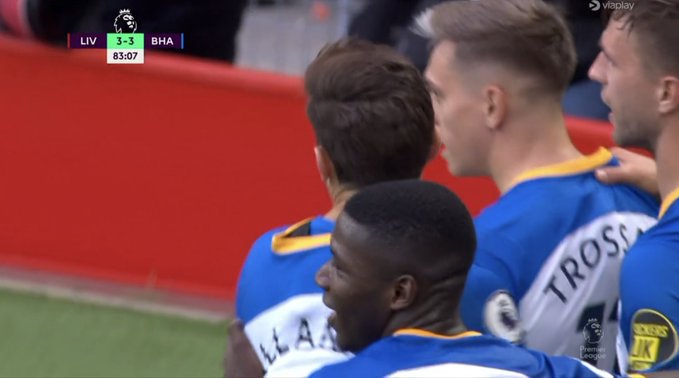 Piłkarz Brighton strzelił hat-tricka Liverpoolowi! Kapitalny występ na Anfield [WIDEO]
