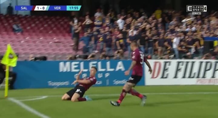 Gol Krzysztofa Piątka w Serie A! Drugie trafienie snajpera Salernitany w tym sezonie [WIDEO]