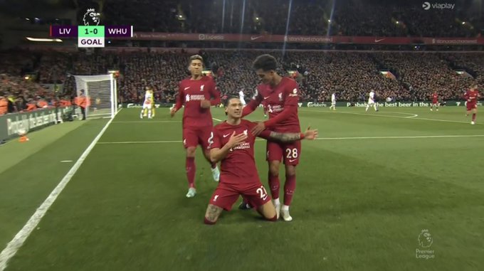 Łukasz Fabiański nie zatrzymał Liverpoolu! Gol Darwina Nuneza na wagę zwycięstwa [WIDEO]