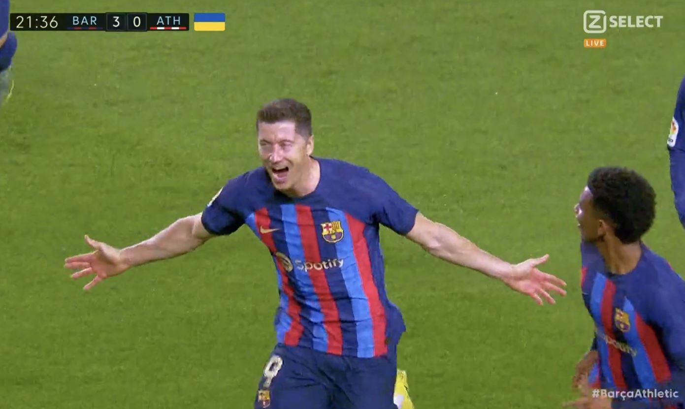 Gol i asysta Roberta Lewandowskiego w FC Barcelonie! Kolejny znakomity mecz Polaka! [WIDEO]