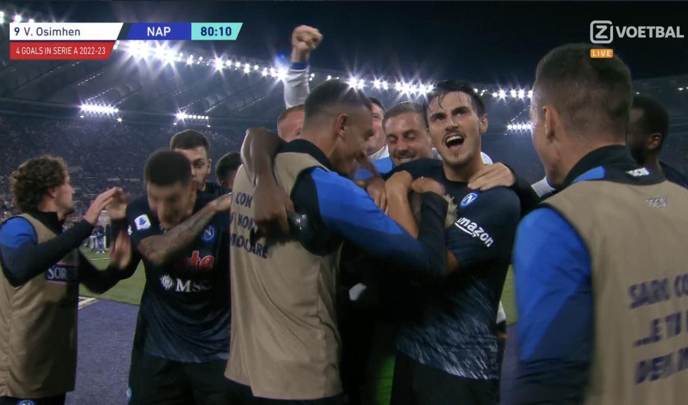Napoli lepsze w hicie Serie A. Problemy zdrowotne reprezentanta Polski, kluczowy gol Osimhena [WIDEO]