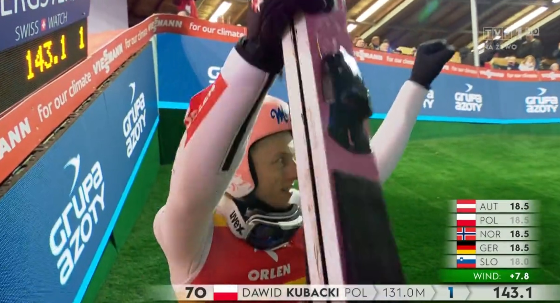 Dawid Kubacki znów był bezkonkurencyjny! Polak potwierdził wielką formę i wygrał kolejny konkurs! [WIDEO]