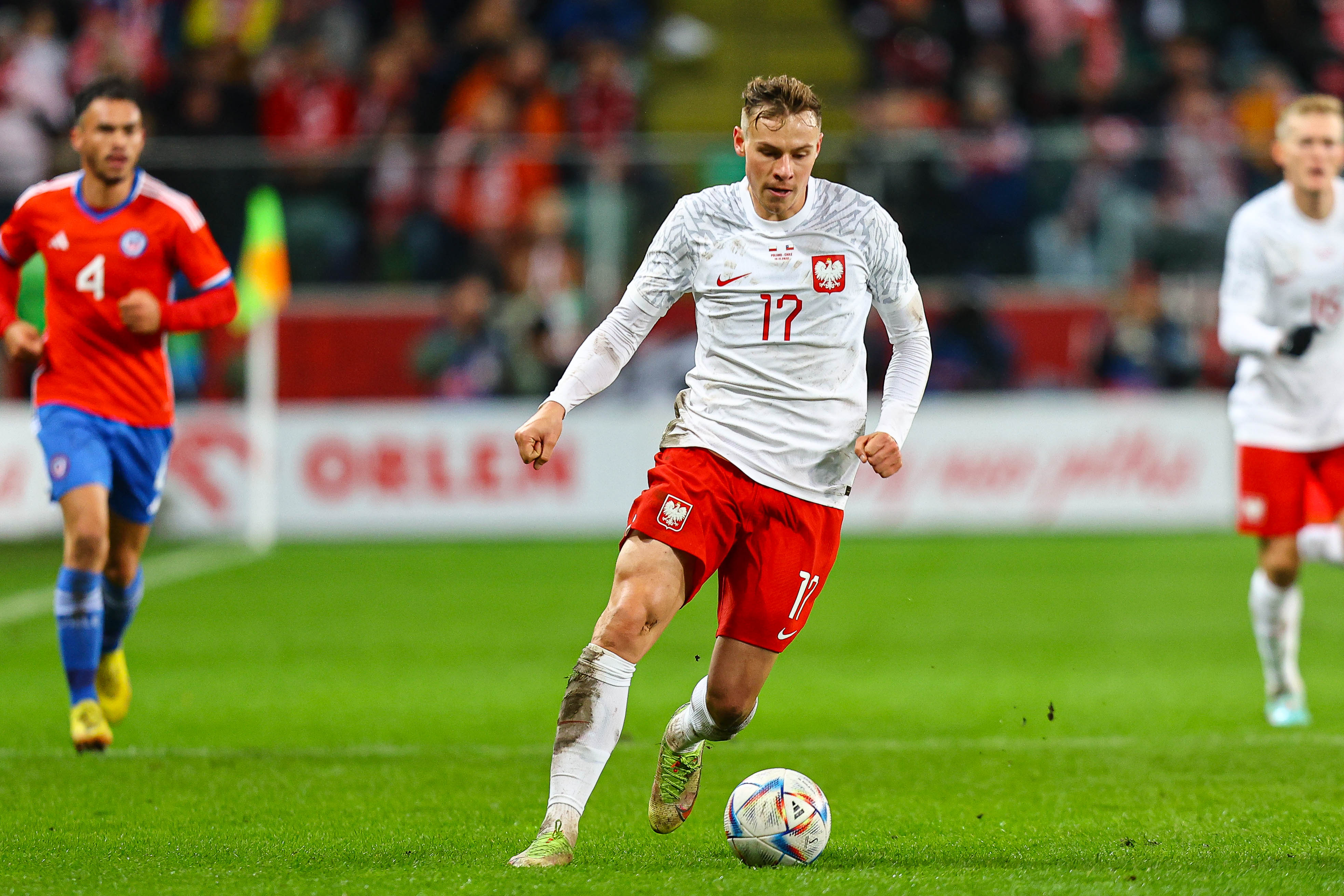 Oceny po meczu Polska - Chile. Bardzo słaby Żurkowski, znakomity Kiwior, udane wejście rezerwowych