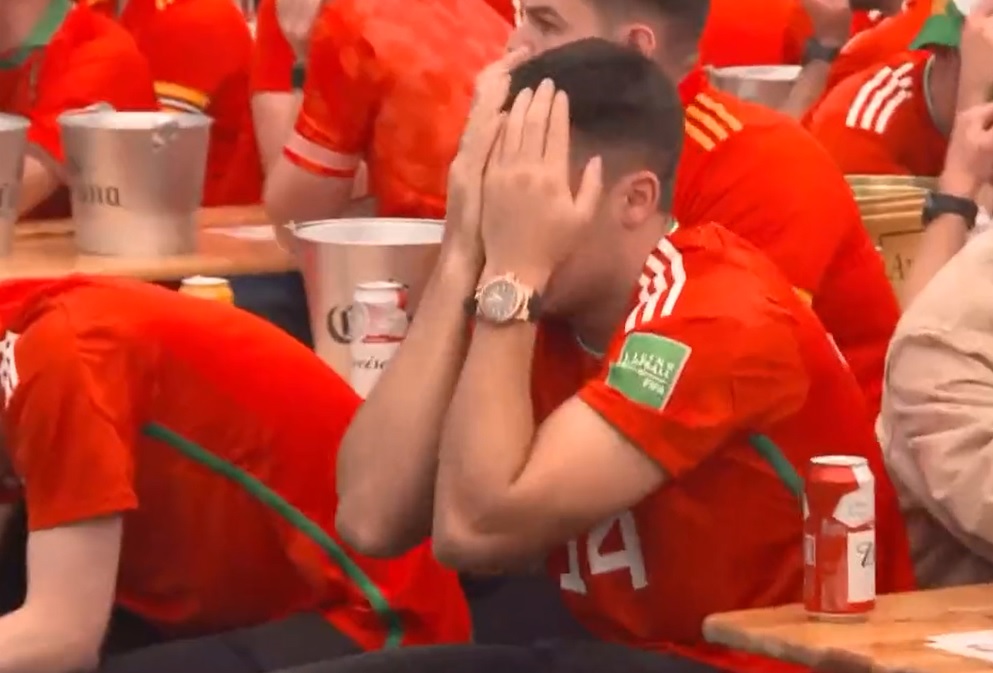Wymowna reakcja Walijczyków na gola dla Iranu. Niejednemu kibicowi poleciała łza [WIDEO]