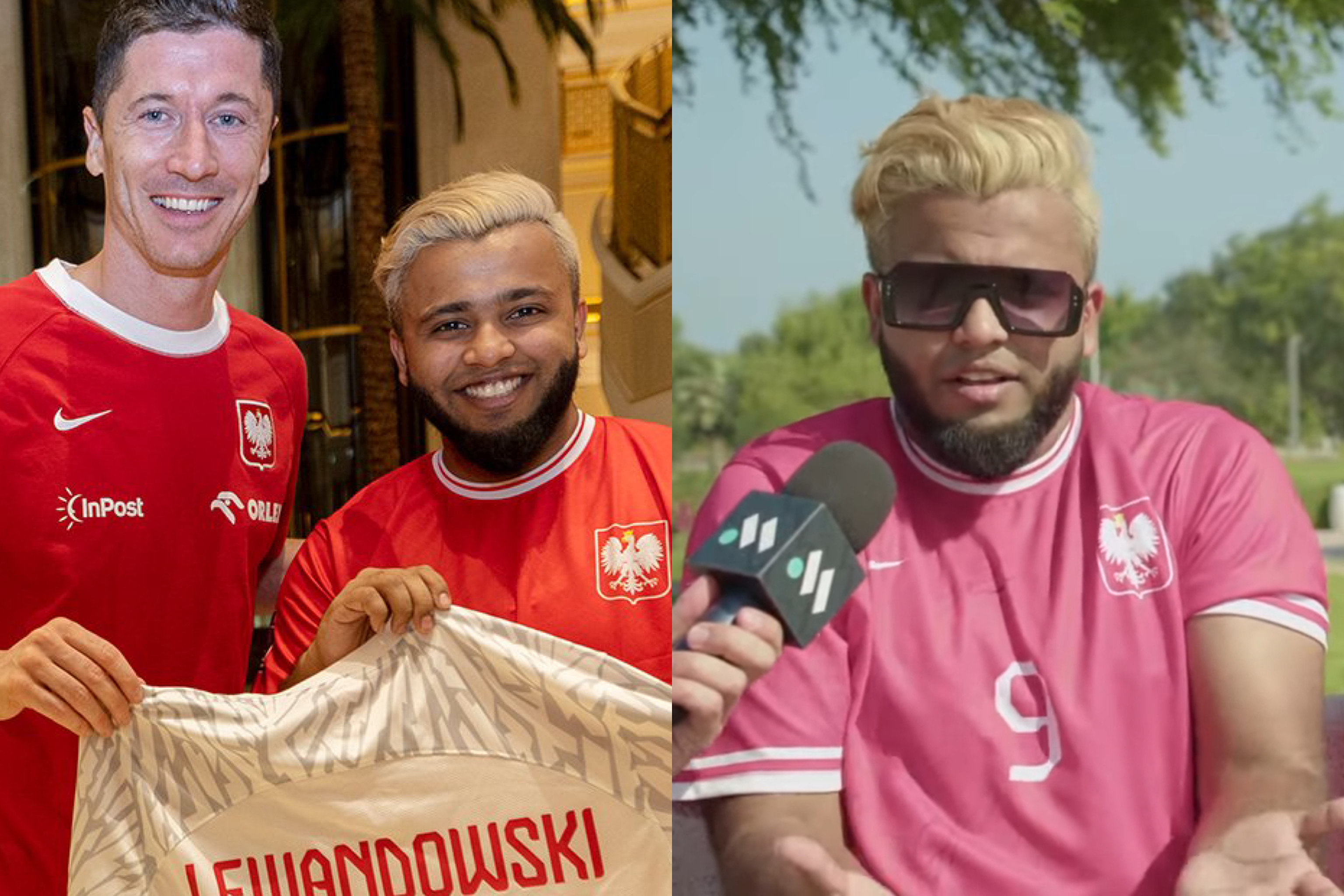 Stał się hitem internetu dzięki Lewandowskiemu. Tłumaczy, skąd się wziął [WIDEO]