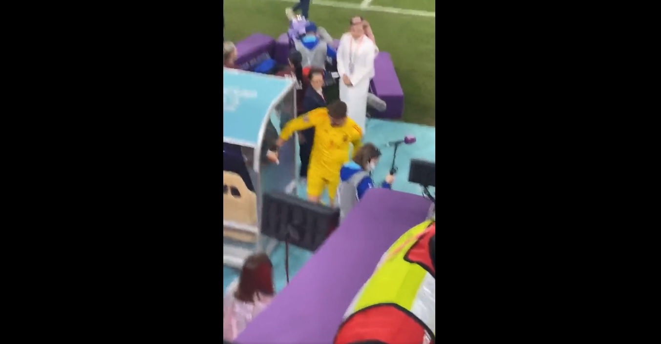 Thibaut Courtois nie wytrzymał. Tak zachował się po porażce z Marokiem [WIDEO]