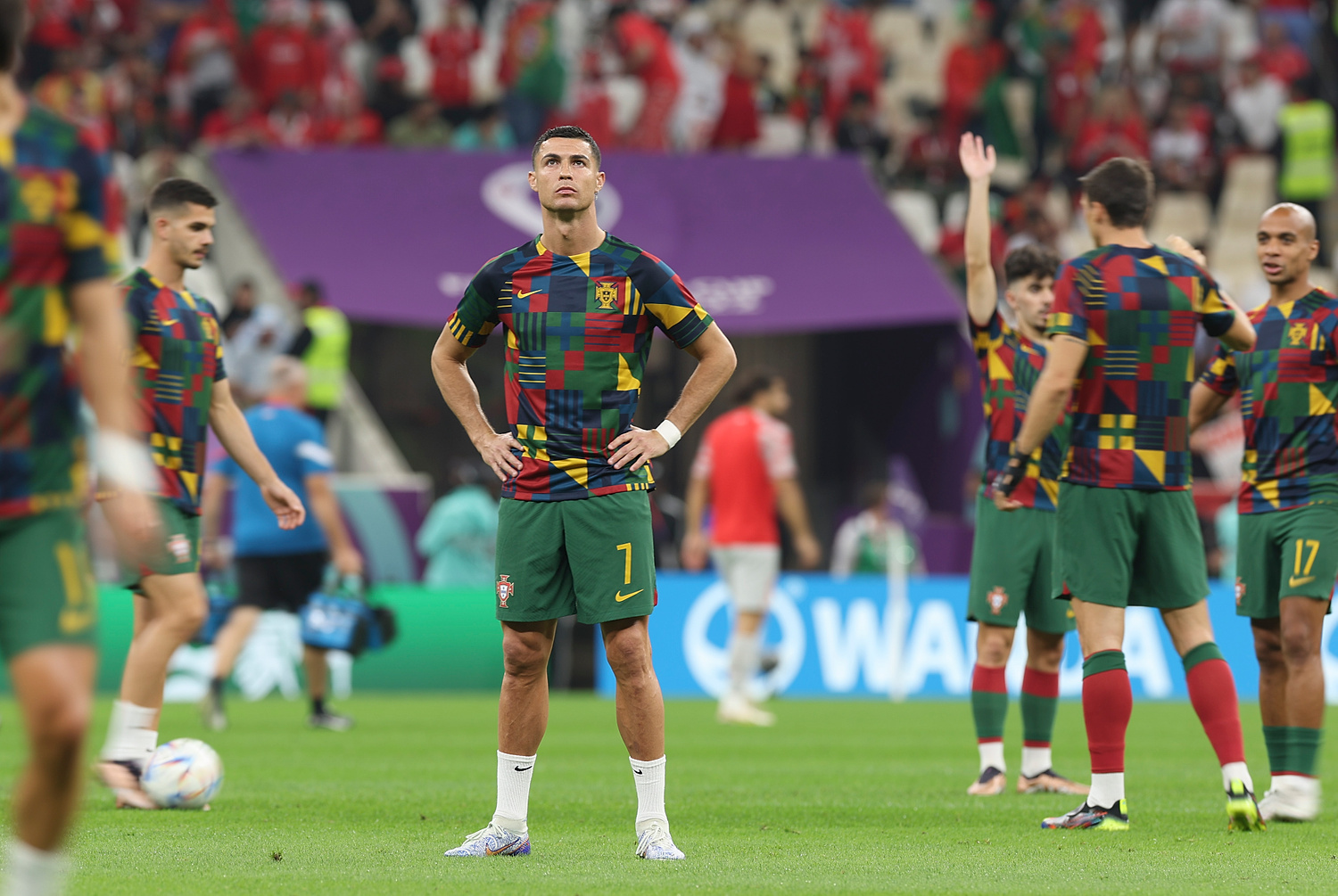 "Chciałem to wprowadzić". Fernando Santos wytłumaczył, dlaczego posadził Cristiano Ronaldo na ławie