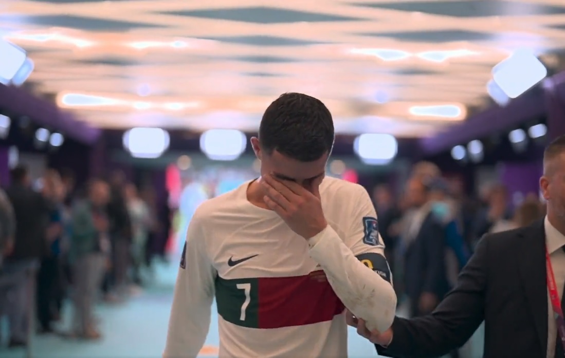 Poruszająca reakcja Cristiano Ronaldo na odpadnięcie z mundialu. Kapitan Portugalii nie krył łez [WIDEO]