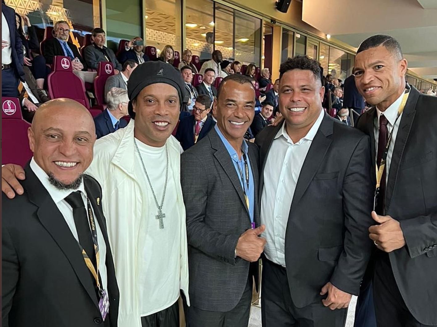 Wyjątkowe spotkanie legend na MŚ w Katarze. Ronaldinho opublikował wymowne zdjęcie