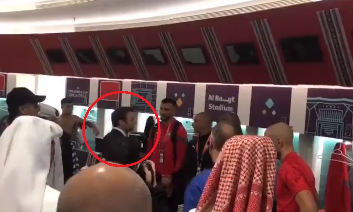 Emmanuel Macron wszedł do szatni Maroka. Piękne słowa prezydenta Francji [WIDEO]