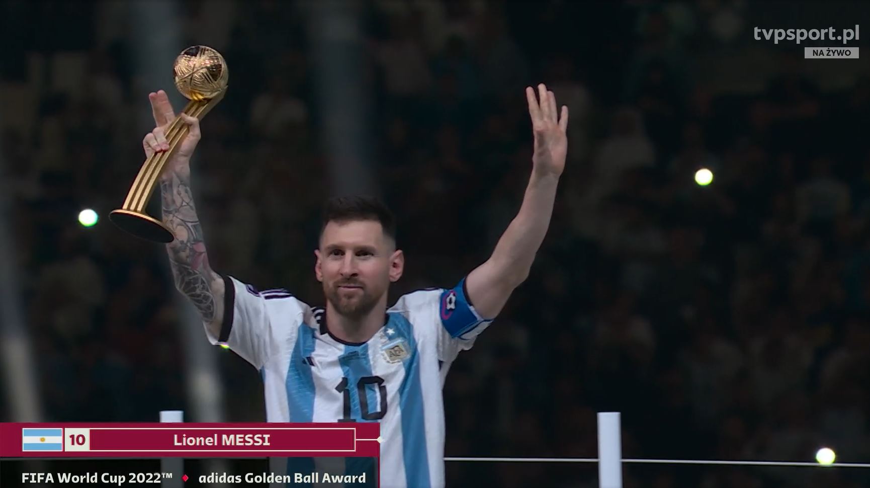 Leo Messi najlepszym piłkarzem mundialu. Wyjątkowa nagroda dla argentyńskiego gwiazdora
