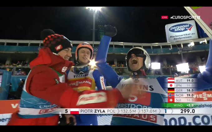 Kapitalny występ Polaków w Turnieju Czterech Skoczni! Piotr Żyła i Dawid Kubacki na podium