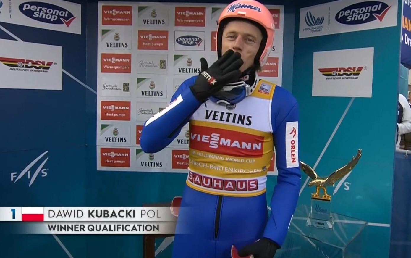 Kubacki znów bezkonkurencyjny, Żyła tuż za podium! Popis Polaków w kwalifikacjach do konkursu w Ga-Pa!