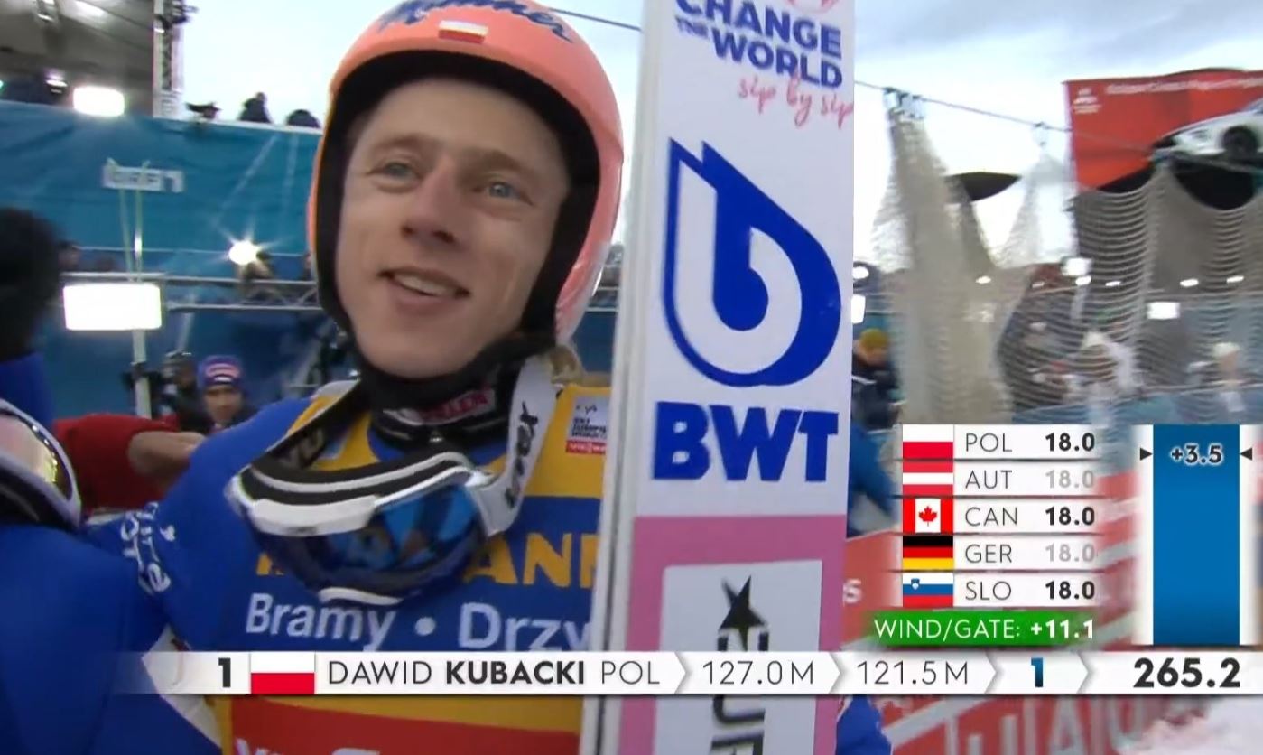 Dawid Kubacki najlepszy w Innsbrucku! Polak wygrał konkurs Turnieju Czterech Skoczni!