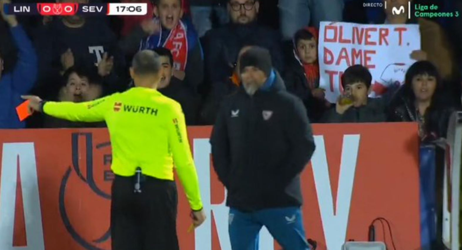 Mateu Lahoz znów dał o sobie znać. Wyrzucił trenera na trybuny już po kilkunastu minutach [WIDEO]