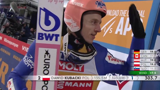 Dawid Kubacki na podium w ostatnim konkursie Turnieju Czterech Skoczni! Spektakularny triumf Graneruda