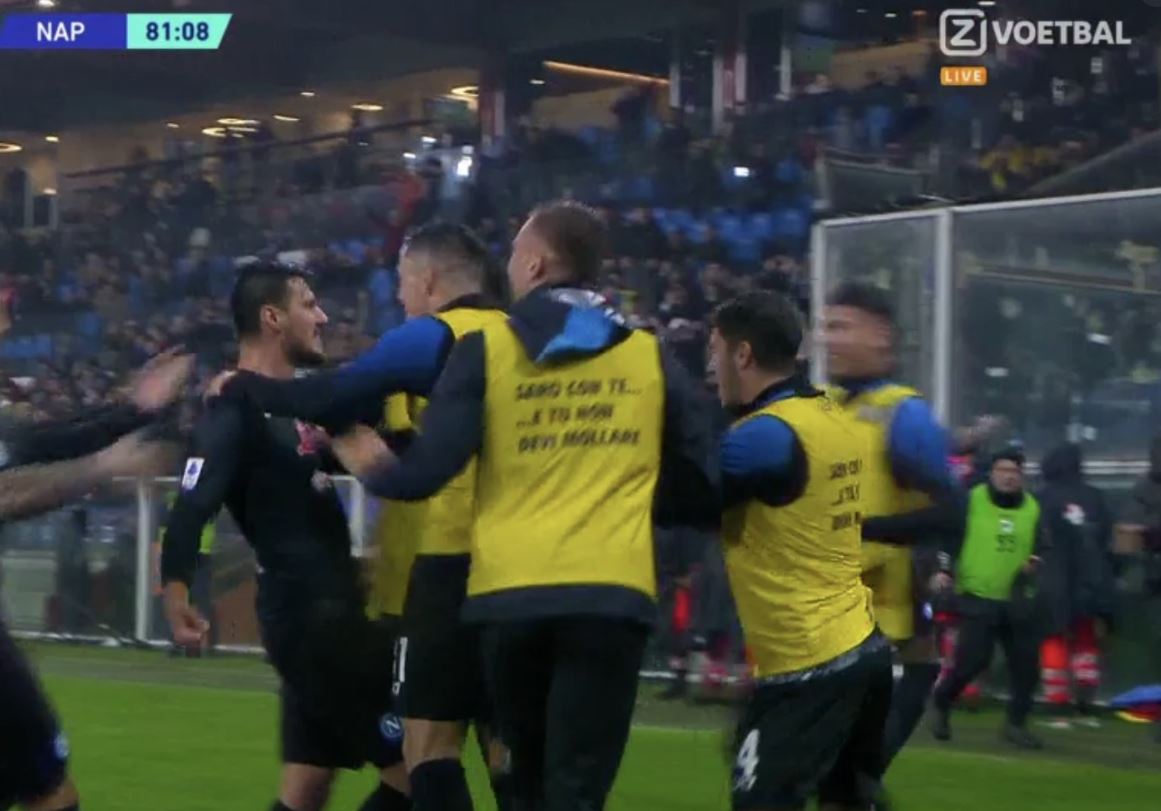 Napoli wróciło na zwycięską ścieżkę w Serie A. Zieliński wszedł z ławki, Bereszyński czeka na debiut [WIDEO]