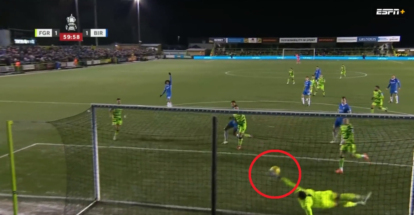 Bramkarz Birmingham City dokonywał cudów. Kapitalne parady w Pucharze Anglii [WIDEO]