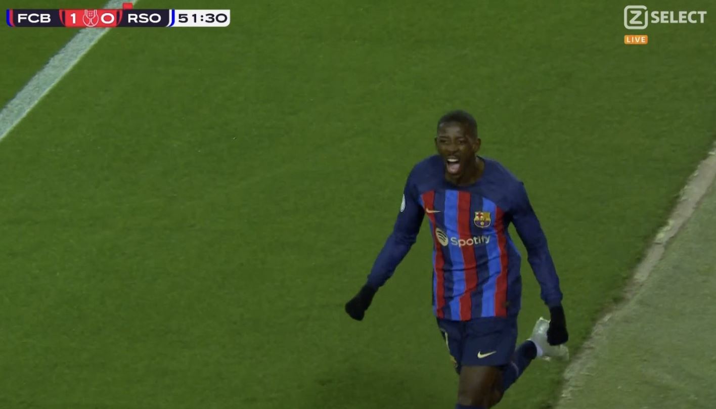 FC Barcelona w półfinale Pucharu Króla! Błysk Ousmane Dembele dał  awans "Blaugranie" [WIDEO]