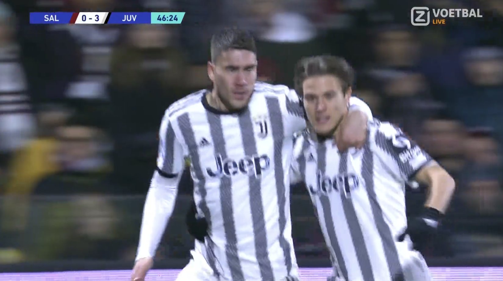 Juventus rozbił drużynę Krzysztofa Piątka. Dwa gole i asysta Vlahovicia [WIDEO]
