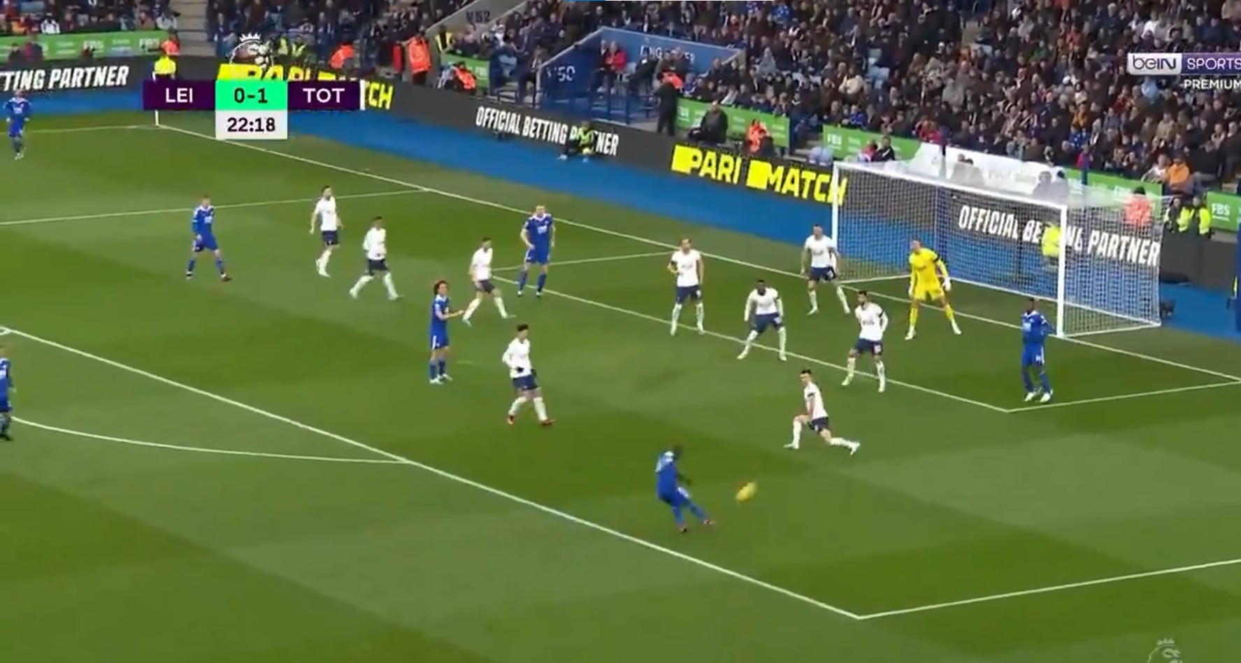Tottenham zdemolowany na King Power Stadium. Kapitalny strzał zawodnika Leicester! [WIDEO]