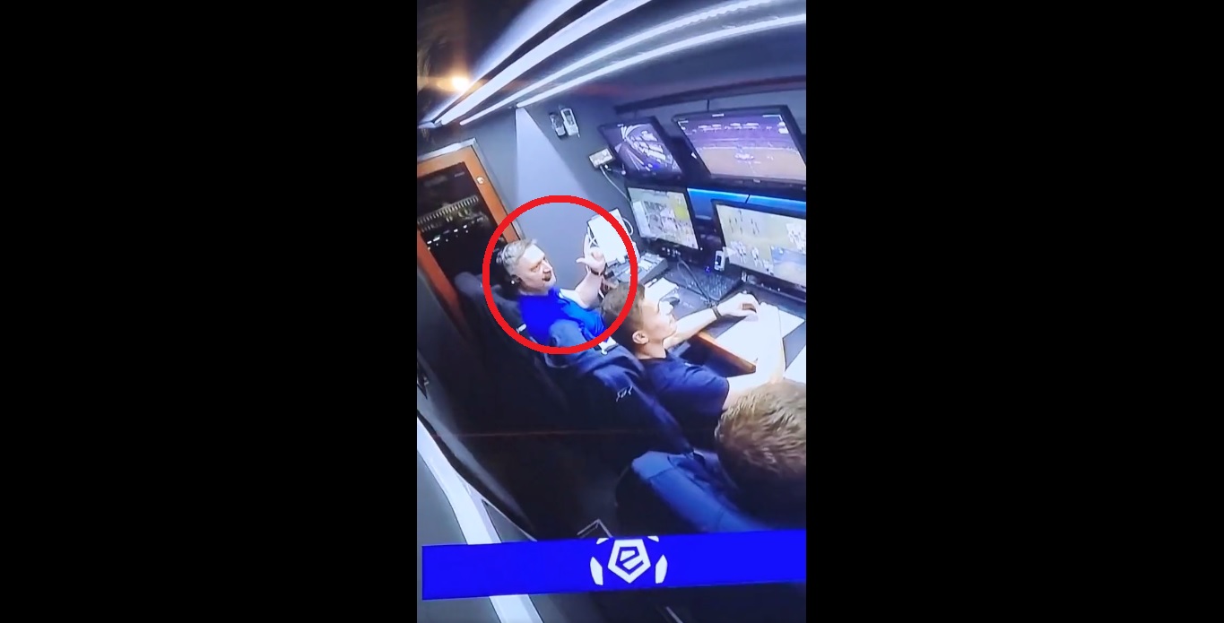 "Niesmak jest". Kontrowersyjne zachowanie pracownika wozu VAR przed meczem Legii [WIDEO]