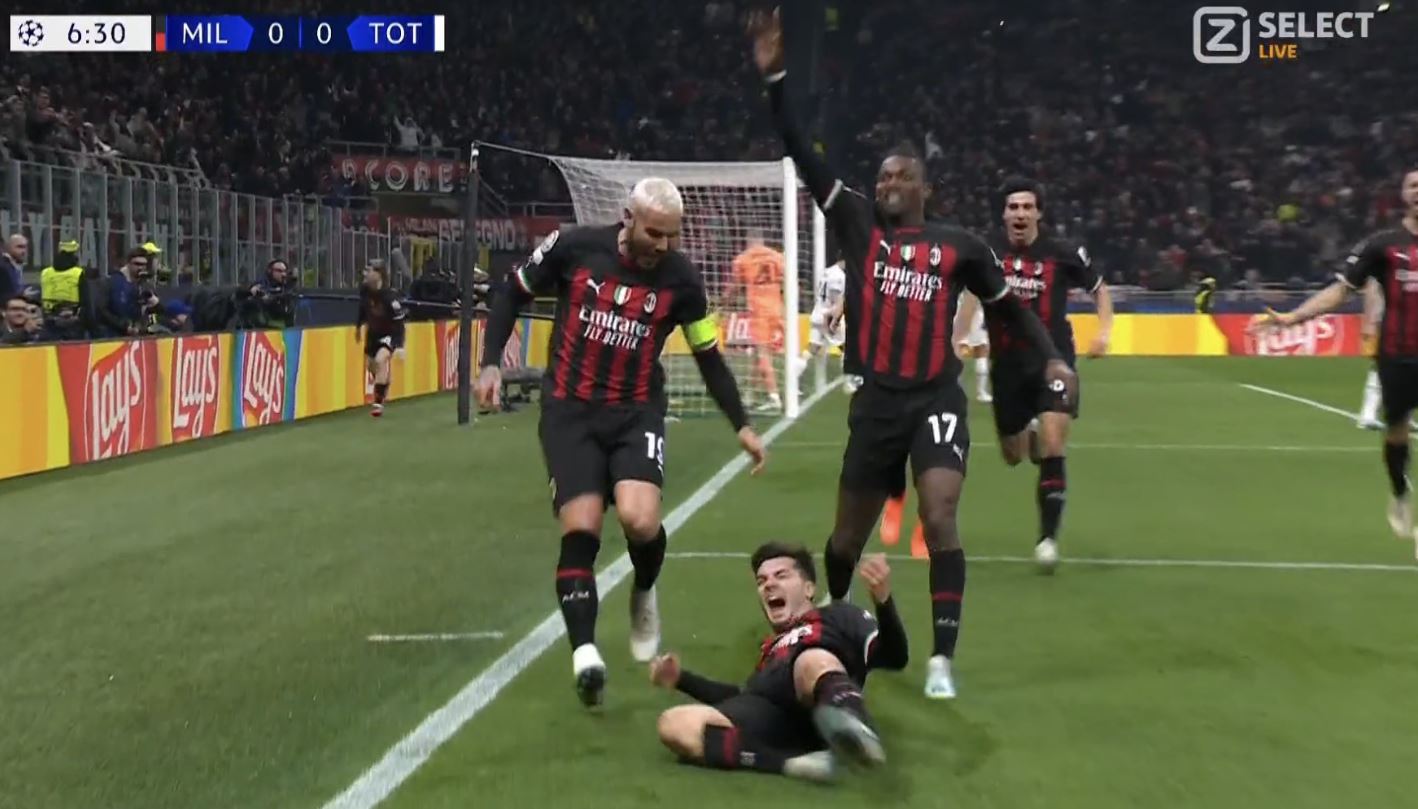 AC Milan bliżej ćwierćfinału Ligi Mistrzów! Błyskawiczny gol Diaza, Kjaer zatrzymał Kane'a [WIDEO]