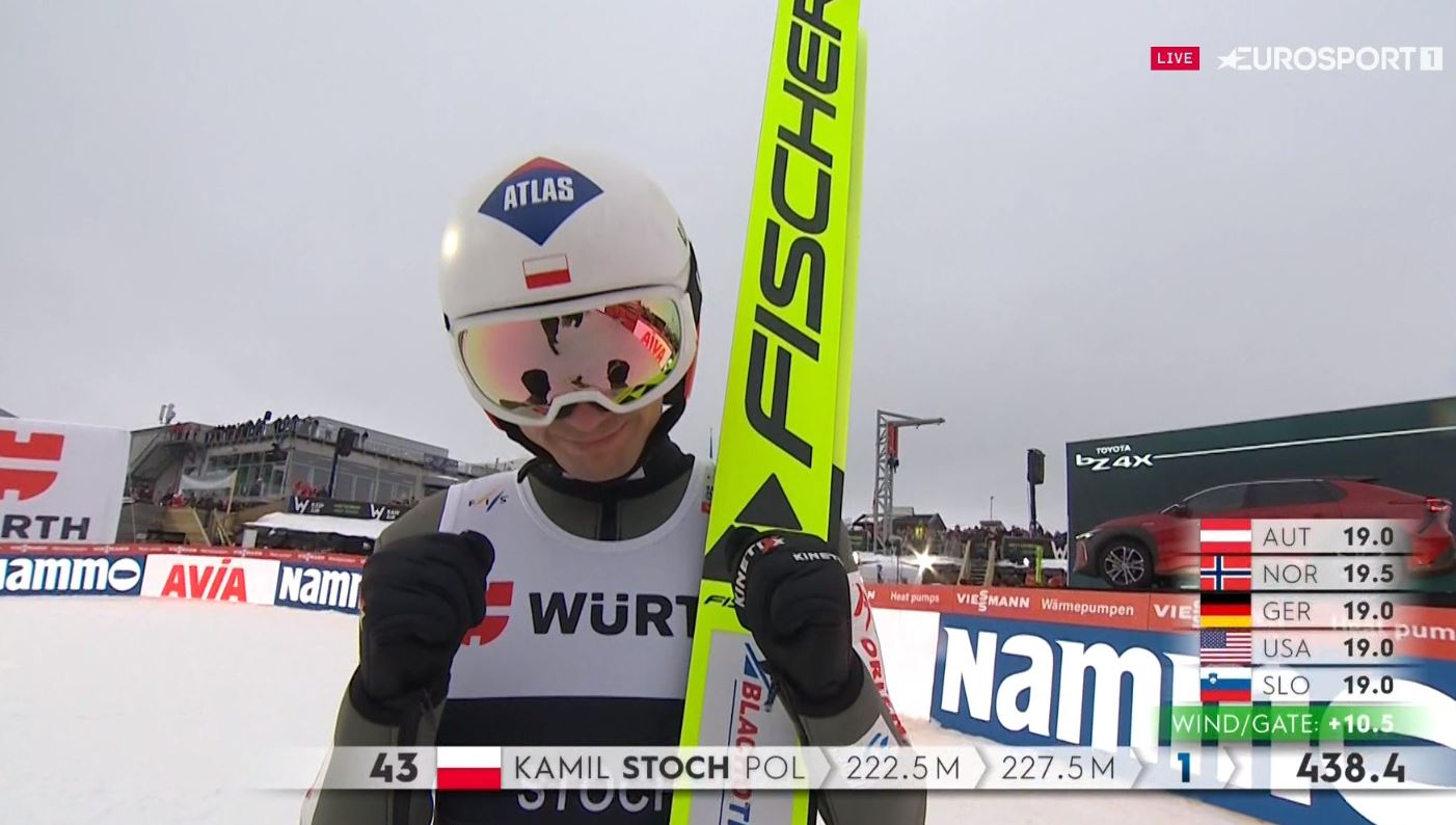 Dobre skoki i wysokie miejsce Kamila Stocha w ostatnim konkursie Raw Air. Granerud wypuścił z rąk wygraną