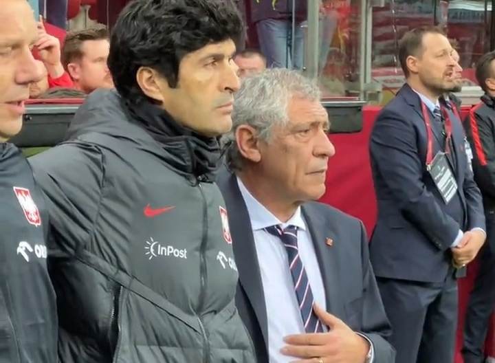 Tak Fernando Santos zachował się podczas odgrywania hymnu Polski. "Jest już nasz" [WIDEO]