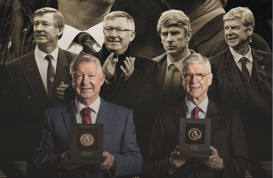 Wielkie wyróżnienie dla Fergusona i Wengera. Legendy United i Arsenalu wprowadzone do Galerii Sław